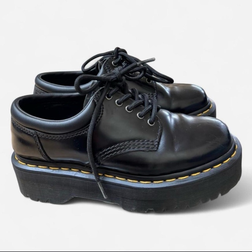 (Sold) Black Dr. Martens 8053 chunky platform shoes